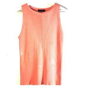 White House Black Market - coral sleeveless top